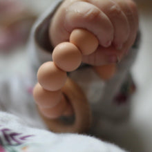 Load image into Gallery viewer, Newborn Mini Teether - Lilac - Hopes, Dreams & Jellybeans