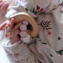Load image into Gallery viewer, Elephant Mini Teething Ring - Marble - Hopes, Dreams & Jellybeans