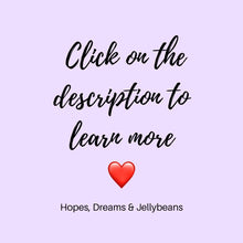 Load image into Gallery viewer, Personalised Silicone Teething Ring - Hopes, Dreams & Jellybeans