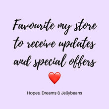 Load image into Gallery viewer, Personalised Elephant Teether - Hopes, Dreams & Jellybeans