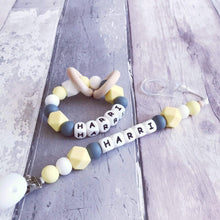 Load image into Gallery viewer, Dummy Clip and Teether Set - Hopes, Dreams & Jellybeans