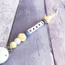 Load image into Gallery viewer, Dummy Clip and Teether Set - Hopes, Dreams & Jellybeans