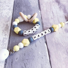 Load image into Gallery viewer, Dummy Clip and Teether Set - Hopes, Dreams & Jellybeans