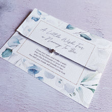 Load image into Gallery viewer, Nanny to Be Gift, New Baby Reveal, Pregnancy Announcement, Expecting a Baby, Expectant Mum, Wish Bracelet Nana, New Nan Gift, Nana Bracelet