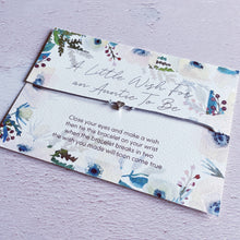 Load image into Gallery viewer, Wish Bracelet Auntie to Be, New Auntie Gift, Pregnancy Announcement, Pregnancy Reveal, baby shower gift, aunty gift, aunty announcement Baby