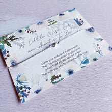 Load image into Gallery viewer, Wish Bracelet Auntie to Be, New Auntie Gift, Pregnancy Announcement, Pregnancy Reveal, baby shower gift, aunty gift, aunty announcement Baby