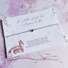 Load image into Gallery viewer, Wish bracelet, Nana to be wish bracelet, Pregnancy Reveal, baby shower gift, Nana gift, Grandparent announcement, You are going to be a Nana