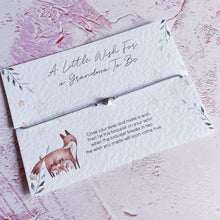 Load image into Gallery viewer, wish bracelet, pregnancy gift, Grandma to be wish bracelet, new mum, baby shower gift, new baby gift, new mum, mummy to be, unisex gift