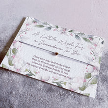 Load image into Gallery viewer, Grandma To Be Card, Wish Bracelet Grandma to Be, New Grandma Card, Gift Card For Grandma To Be, Pregnancy Reveal, Grandparent Announcement