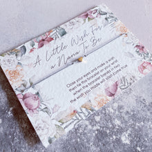 Load image into Gallery viewer, Nana to be gift, Pregnancy Announcement, Pregnancy Reveal, Nana to be, Grandparent to be Reveal Card, New Baby Announcement, Wish Bracelet