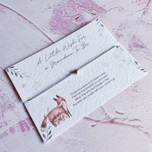 Load image into Gallery viewer, wish bracelet, pregnancy gift, Grandma to be wish bracelet, new mum, baby shower gift, new baby gift, new mum, mummy to be, unisex gift