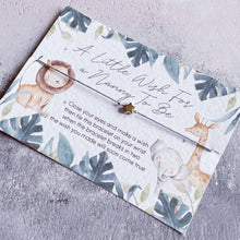 Load image into Gallery viewer, Can't Wait To Meet You Nanny, Family Pregnancy Announcement Wish Bracelet, New Baby Announcement, Pregnancy Wish String, New Baby Gift Nanny