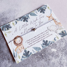 Load image into Gallery viewer, Nanny To Be Card, Wish Bracelet Nanny to Be, New Nanny Card, Gift Card For Nan To Be, Pregnancy Reveal, Grandparent Announcement