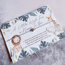 Load image into Gallery viewer, Nanny To Be Card, Wish Bracelet Nanny to Be, New Nanny Card, Gift Card For Nan To Be, Pregnancy Reveal, Grandparent Announcement