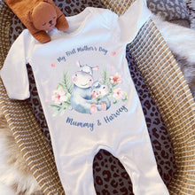 Load image into Gallery viewer, 1st Mother’s day gift, first mother’s day babygrow, first mother’s day baby vest, our first mother’s day, mother’s day vest, I love my Mummy