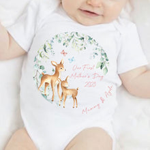 Load image into Gallery viewer, Mother’s day gift, New mum gift, First mother’s day babygrow, First mother’s day baby vest, Our first mother’s day I Love My Mummy Baby Vest