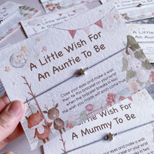 Load image into Gallery viewer, Wish bracelet Big Sister to be, Sibling to be gift, baby shower gift, pregnancy gift, new baby gift, new mum gift, baby shower, mummy to be