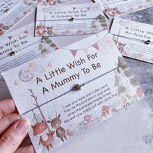 Load image into Gallery viewer, Wish bracelet Big Sister to be, Sibling to be gift, baby shower gift, pregnancy gift, new baby gift, new mum gift, baby shower, mummy to be