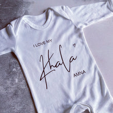 Load image into Gallery viewer, I Love My Auntie Baby Vest, Personalised Babygrow, Aunty Babygrow, Newborn Pregnancy Announcement Gift, Going to be a Khala , Khala Gift