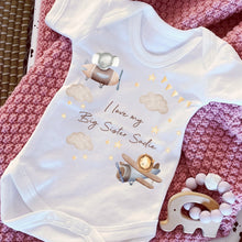 Load image into Gallery viewer, I Love My Grandad Baby Vest, Personalised Sleepsuit, Grandad Babygrow, Newborn Pregnancy Announcement Gift, Going to be a Grandad Grandpa