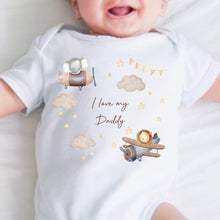 Load image into Gallery viewer, I Love My Big Brother Baby Vest, Personalised Sleepsuit, Brother Babygrow, Newborn Pregnancy Announcement Gift, Going to be a New Brother