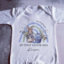 Load image into Gallery viewer, Easter Babygrow, Easter Sleepsuit, My 1st Easter, My First Easter, Babies first Easter sleepsuit, Easter baby outfit, New baby gift Vest