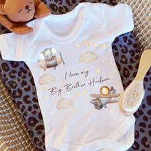 Load image into Gallery viewer, I Love My Nana Baby Vest, Personalised Sleepsuit, Nanny Babygrow, Newborn Pregnancy Announcement Gift, Going to be a Grandma, Granny to be