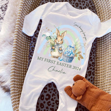 Load image into Gallery viewer, Easter Babygrow, Easter Sleepsuit, My 1st Easter, My First Easter, Babies first Easter sleepsuit, Easter baby outfit, New baby gift Vest