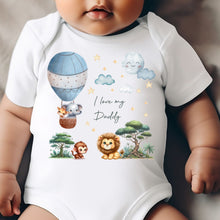 Load image into Gallery viewer, I Love My Daddy Baby Vest, Personalised Babygrow, Daddy Babygrow, Newborn Pregnancy Announcement Gift, Going to be a New Daddy, Daddy Gift