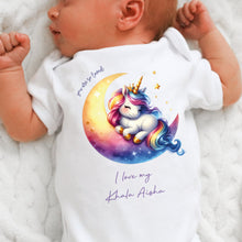 Load image into Gallery viewer, I Love My grandparents Baby Vest, Personalised Nan Bodysuit, Newborn Pregnancy Announcement, Going to be a Grandparent, Baby Announcement