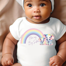 Load image into Gallery viewer, I Love My Sister Baby Vest, Personalised Sibling Bodysuit, Babygrow, Newborn Pregnancy Announcement, Going to be a Big Sister Announcement