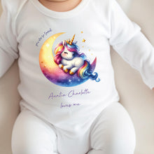 Load image into Gallery viewer, I Love My grandparents Baby Vest, Personalised Nan Bodysuit, Newborn Pregnancy Announcement, Going to be a Grandparent, Baby Announcement