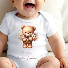 Load image into Gallery viewer, I Love My Sister Baby Vest, Personalised Sibling Bodysuit, Babygrow, Newborn Pregnancy Announcement, Going to be an Big Brother Announcement