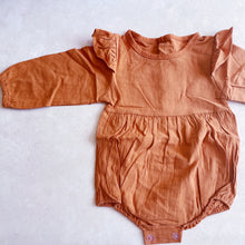 Load image into Gallery viewer, Long sleeved Rompers - Caramel