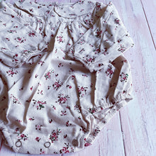 Load image into Gallery viewer, Floral Summer Rompers - Cream