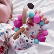 Load image into Gallery viewer, Personalised Silicone Teething Ring