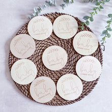 Load image into Gallery viewer, Baby Coming Soon Baby Announcement Milestone Card