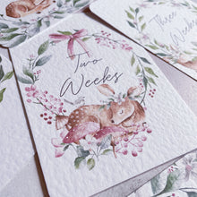 Load image into Gallery viewer, Baby Deer Milestone Cards - Set of 30
