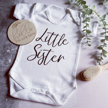 Load image into Gallery viewer, Little sister Personalised Babygro