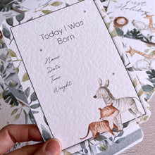 Load image into Gallery viewer, Safari Jungle Milestone Cards - Set of 30
