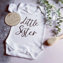 Load image into Gallery viewer, Little sister Personalised Babygro