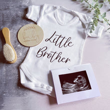 Load image into Gallery viewer, Little Brother Personalised Babygro