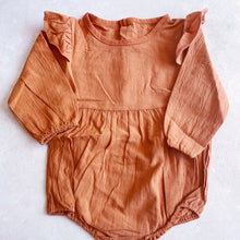 Load image into Gallery viewer, Long sleeved Rompers - Caramel