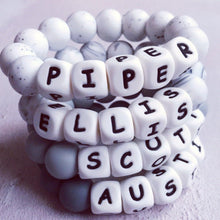 Load image into Gallery viewer, Personalised Newborn Mini Teether - Hopes, Dreams & Jellybeans