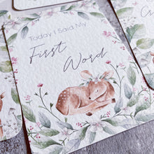 Load image into Gallery viewer, Baby Deer Milestone Cards - Set of 30
