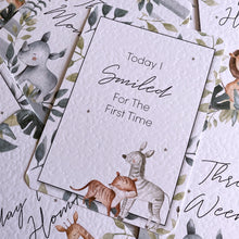 Load image into Gallery viewer, Safari Jungle Milestone Cards - Set of 30
