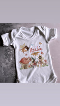 Load image into Gallery viewer, Personalised Fairy Garden babygrow / Sleepsuit