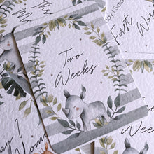 Load image into Gallery viewer, Safari Jungle Milestone Cards - Set of 30