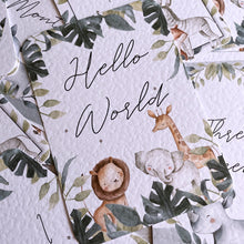 Load image into Gallery viewer, Safari Jungle Milestone Cards - Set of 30