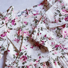 Load image into Gallery viewer, Floral Summer Rompers - Natural